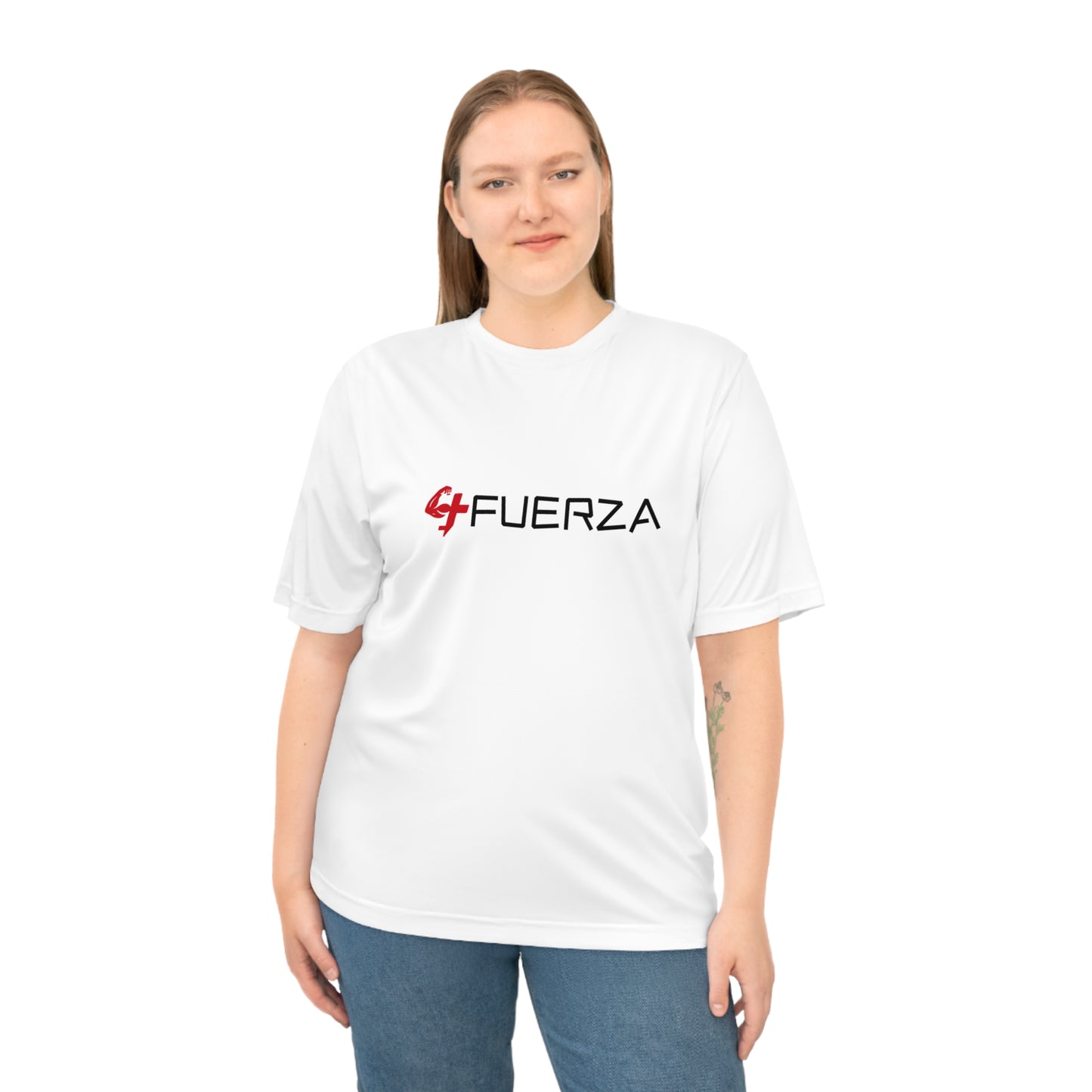 +Fuerza Performance T-Shirt- Athletic GYM Wear, Unisex Activewear, Sport & Fitness Apparel