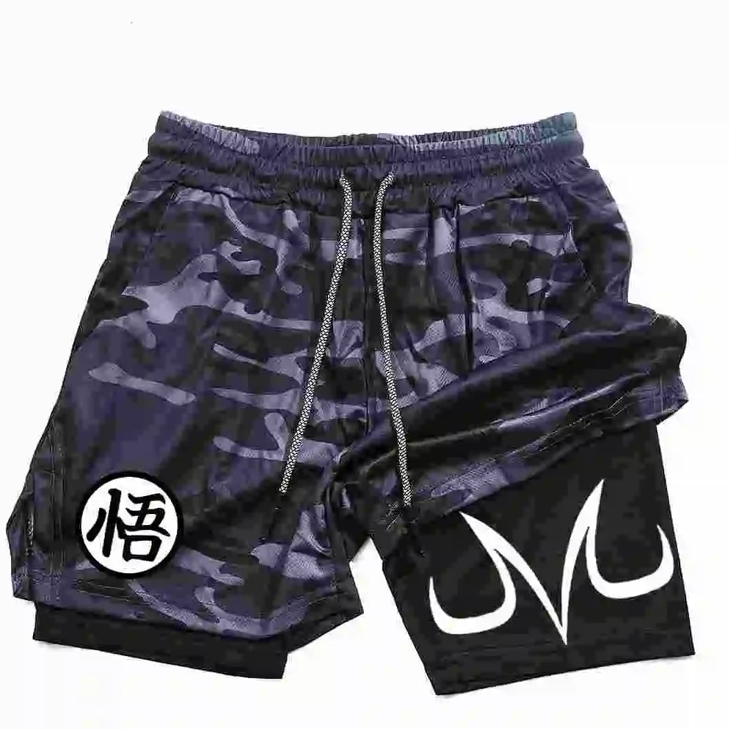Men's and women's anime gym pants comic print fitness running fashionable and casual high-quality