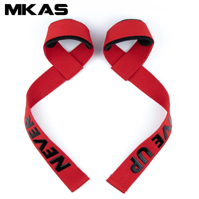 Padded Neoprene Lifting Straps – Heavy Duty Wrist Support for Strength Training & Deadlifts