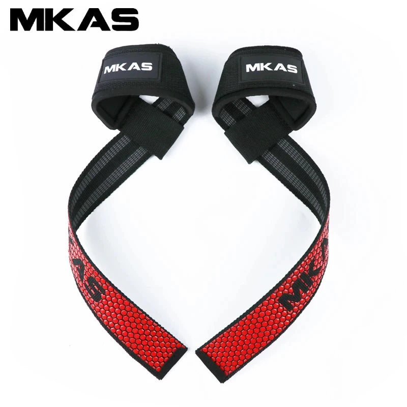 Padded Neoprene Lifting Straps – Heavy Duty Wrist Support for Strength Training & Deadlifts