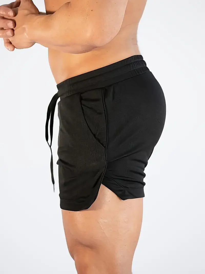 Men's summer fitness pants gym pants gym shorts running walking sportswear running shorts male sports jogging
