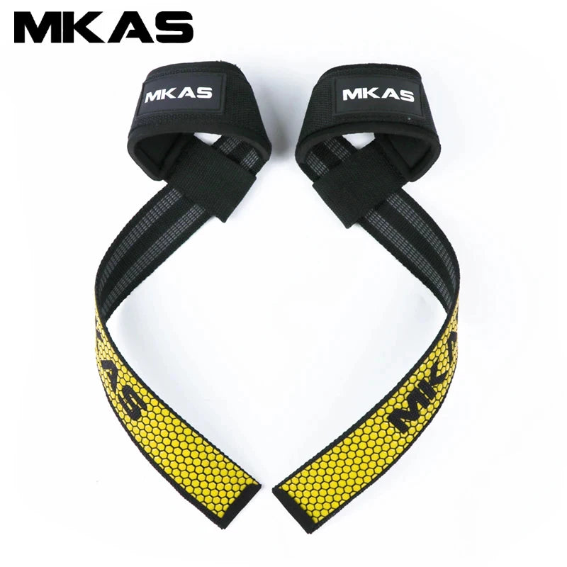 Padded Neoprene Lifting Straps – Heavy Duty Wrist Support for Strength Training & Deadlifts