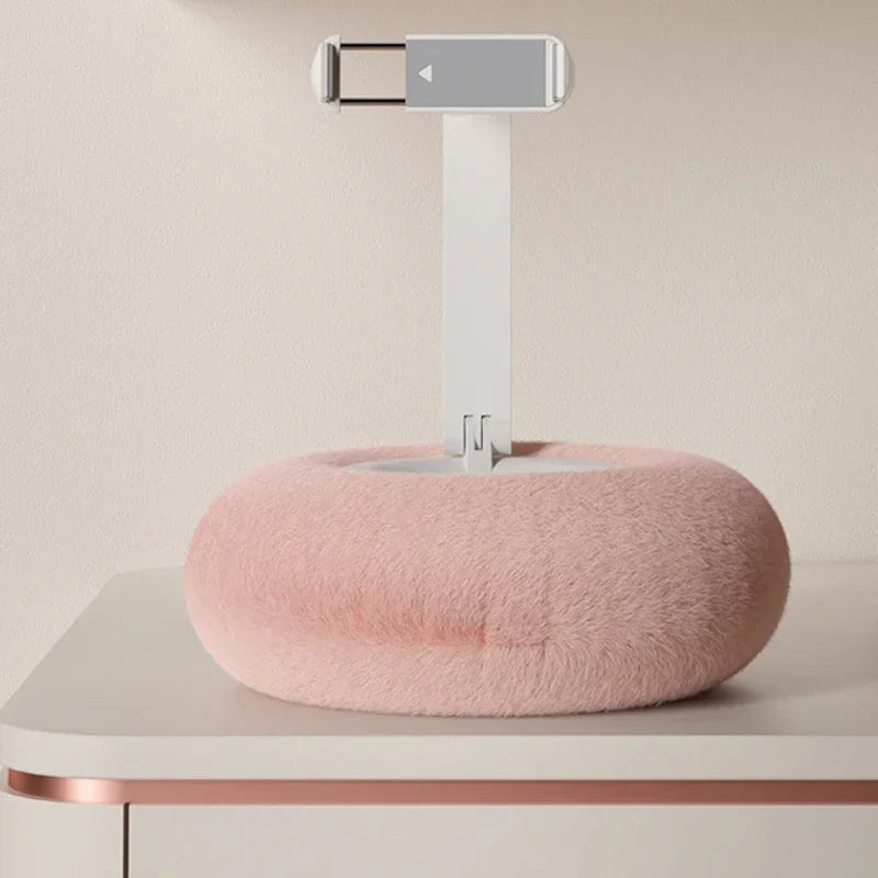 360° Foldable Pillow Phone & Tablet Holder – Lazy Stand for iPhone, Samsung, Xiaomi & More