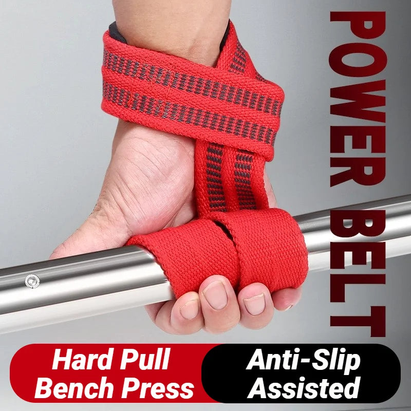 Non-Slip Weightlifting Wrist Straps – Adjustable Grip Support for Strength Training