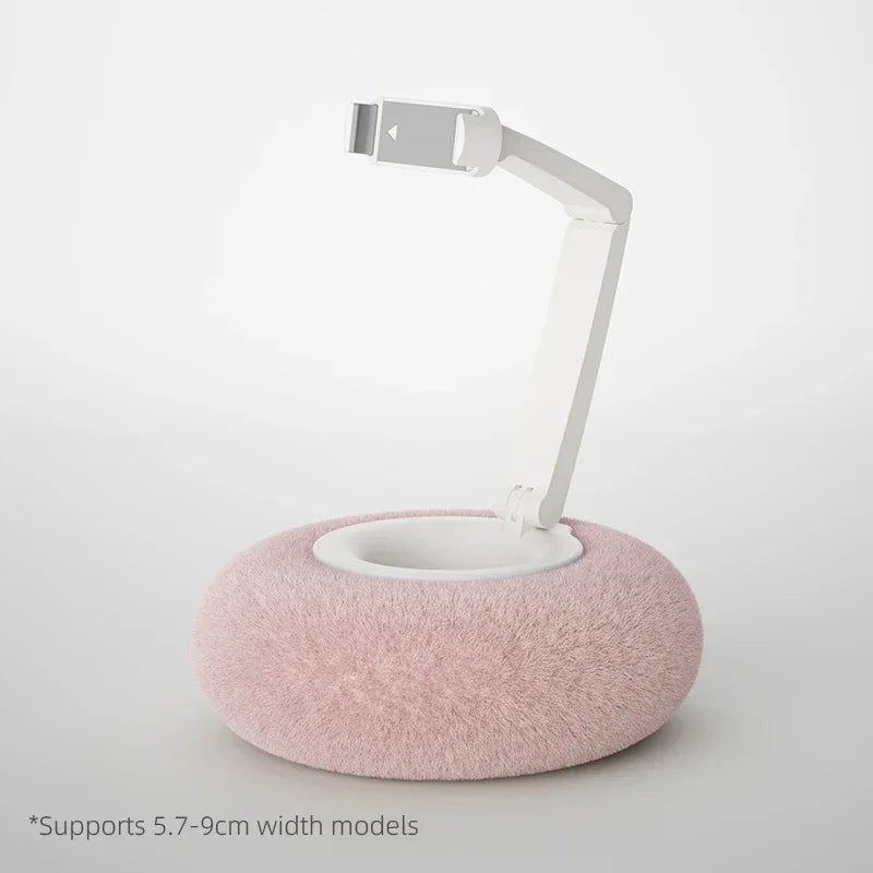 360° Foldable Pillow Phone & Tablet Holder – Lazy Stand for iPhone, Samsung, Xiaomi & More