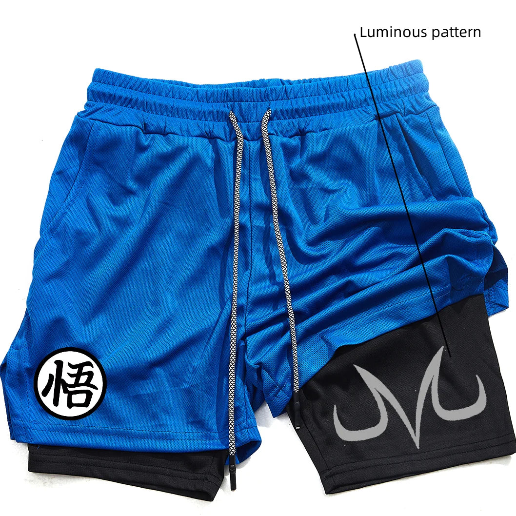 Men's and women's anime gym pants comic print fitness running fashionable and casual high-quality