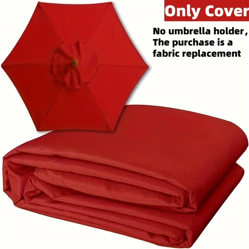 Outdoor Patio Umbrella Replacement Canopy – UV & Water Resistant for Pool, Garden, or Backyard