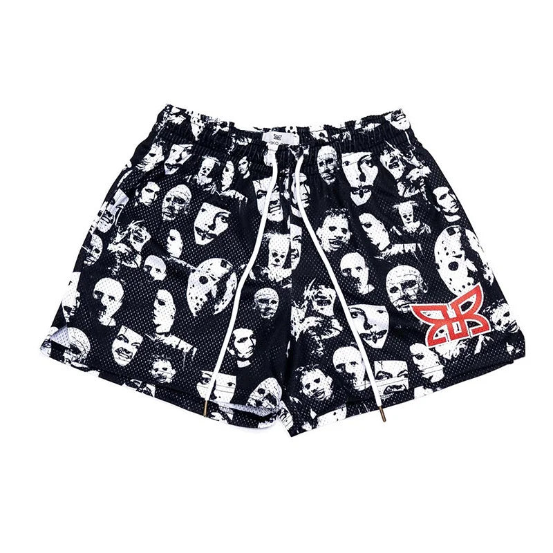 2025 NEW gyms Shorts Men fitness shorts beach pants basketball training pants street trend sweatpants mesh breathable Men shorts