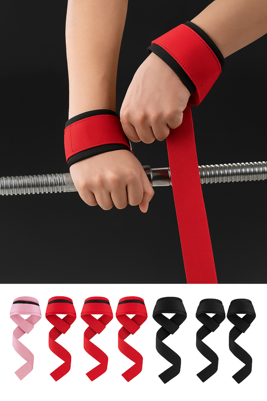 Non-Slip Weightlifting Wrist Straps – Adjustable Grip Support for Strength Training