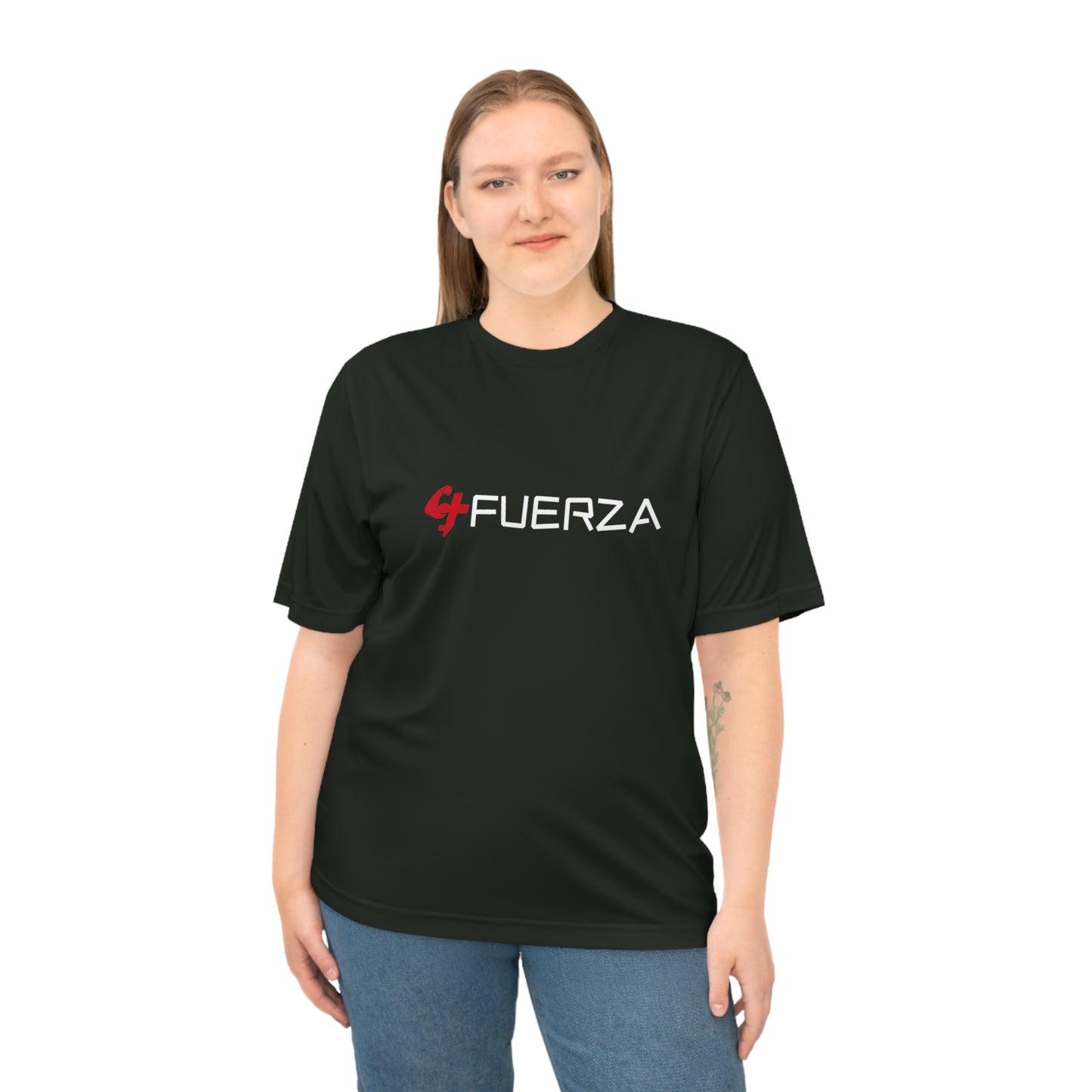 +Fuerza Performance T-Shirt- Athletic GYM Wear, Unisex Activewear, Sport & Fitness Apparel