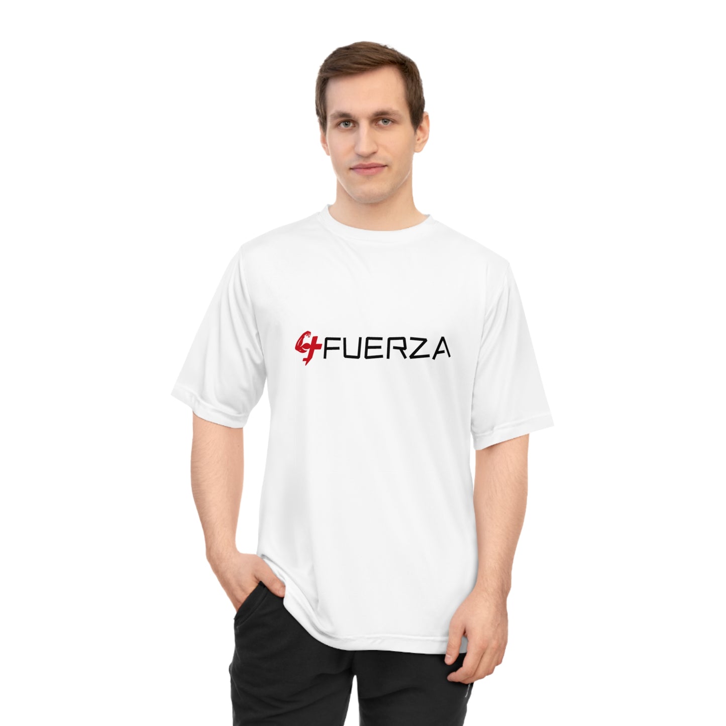 +Fuerza Performance T-Shirt- Athletic GYM Wear, Unisex Activewear, Sport & Fitness Apparel