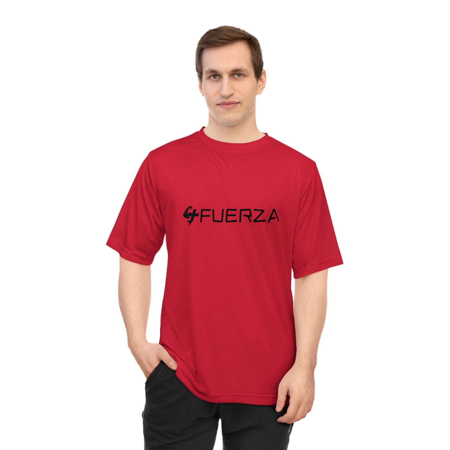+Fuerza Performance T-Shirt- Athletic GYM Wear, Unisex Activewear, Sport & Fitness Apparel