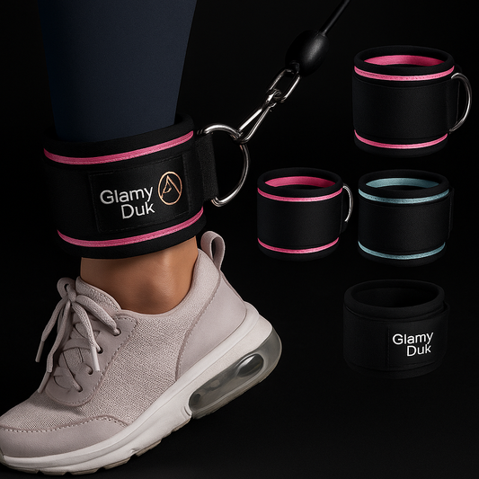 Adjustable D-Ring Ankle Strap – Cable Machine Cuff for Glute & Leg Training