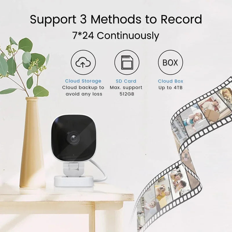 Wireless Mini WiFi Security Camera – HD Video Recorder with Remote Monitoring & Storage Options