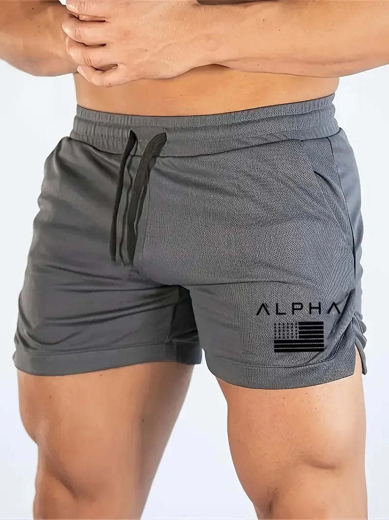 Men's summer fitness pants gym pants gym shorts running walking sportswear running shorts male sports jogging