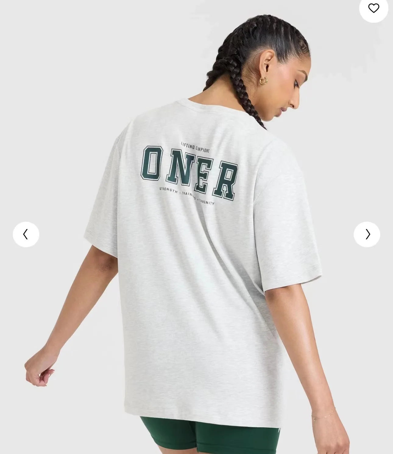 2025 Pure cotton printed new round neck retro college style loose all-cotton fitness sport short-sleeved shirt for women