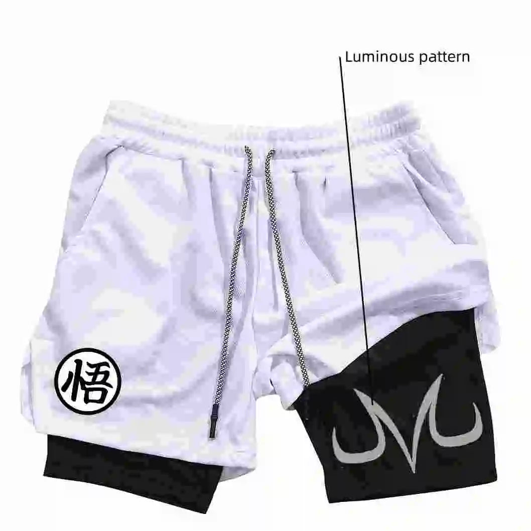 Men's and women's anime gym pants comic print fitness running fashionable and casual high-quality
