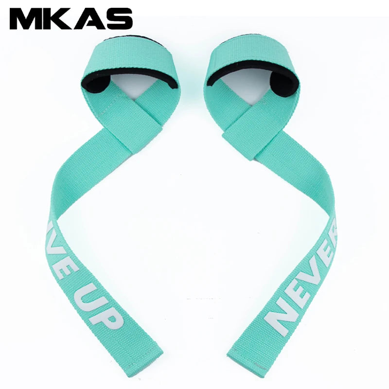 Padded Neoprene Lifting Straps – Heavy Duty Wrist Support for Strength Training & Deadlifts