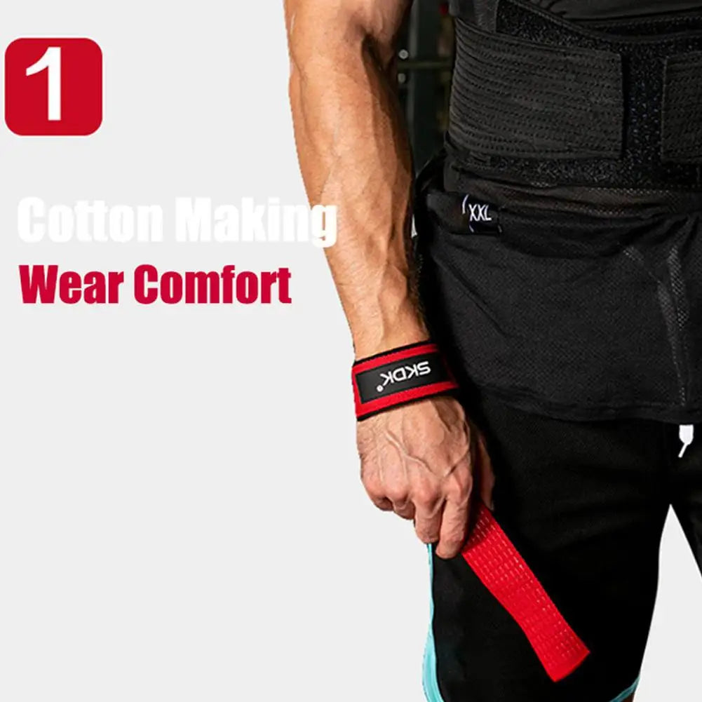 Adjustable Non-Slip Weightlifting Wrist Straps – Gym Support for Powerlifting, Strength & Fitness