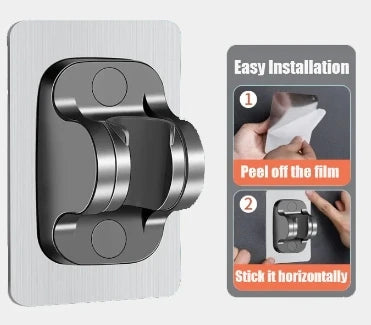 High-Pressure Shower Head – 4 Spray Modes with One-Button Water Stop & Built-In Filter