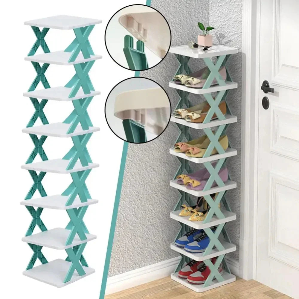 Multi-Layer Shoe Rack Organizer – Detachable, Foldable Shoe Storage Cabinet for Bedrooms & Dorms