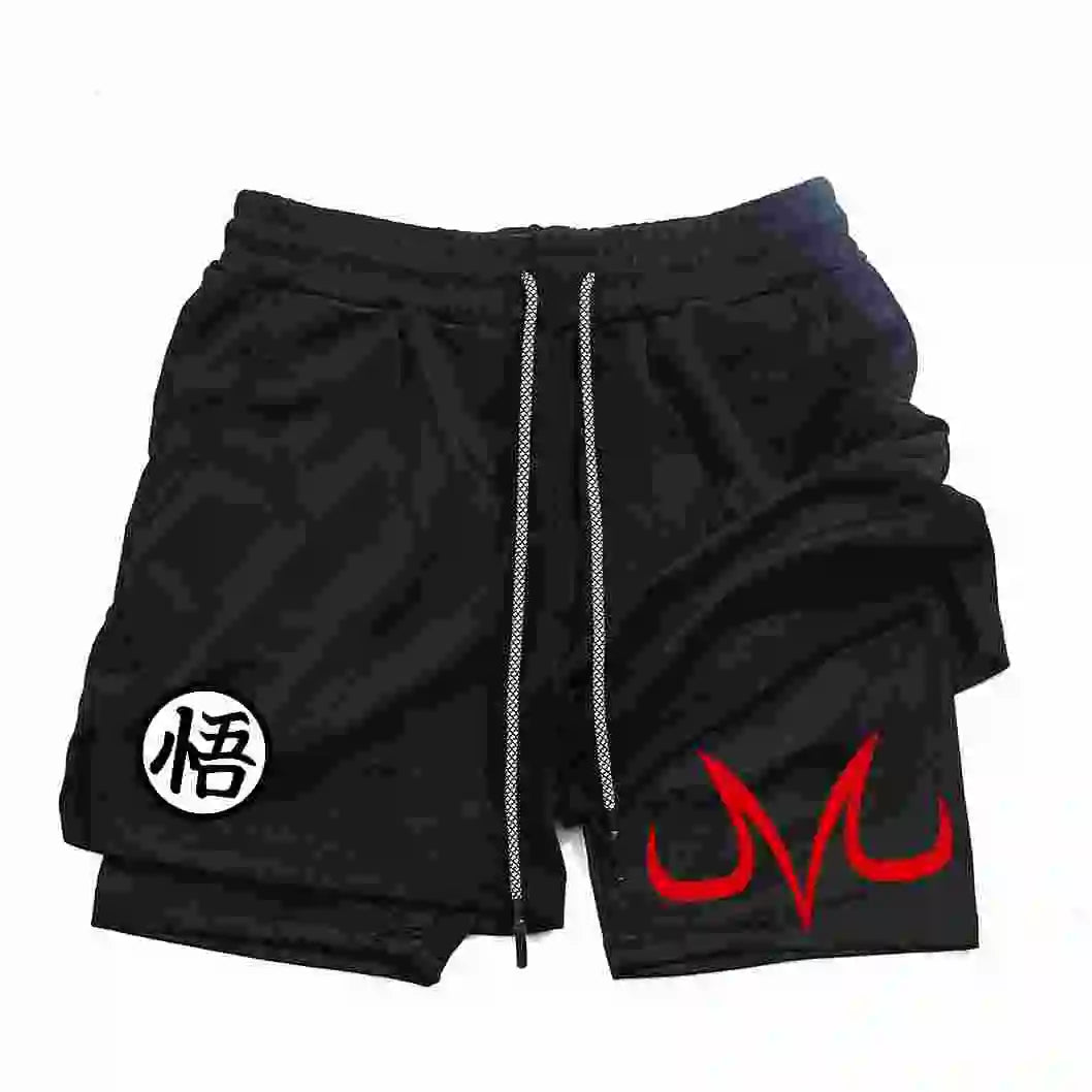 Men's and women's anime gym pants comic print fitness running fashionable and casual high-quality