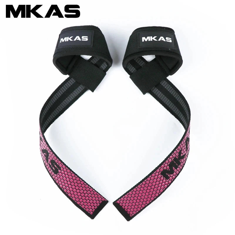 Padded Neoprene Lifting Straps – Heavy Duty Wrist Support for Strength Training & Deadlifts