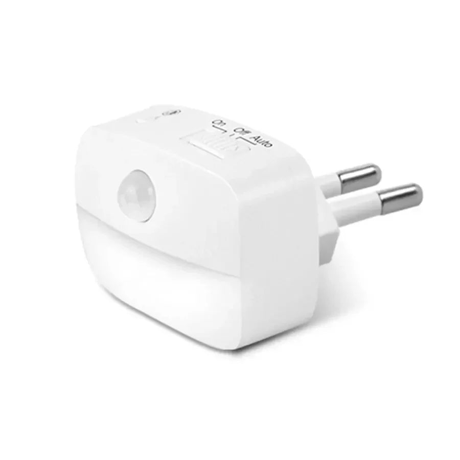 LED Night Light with Motion Sensor – Plug-In, Dimmable, and Auto On/Off