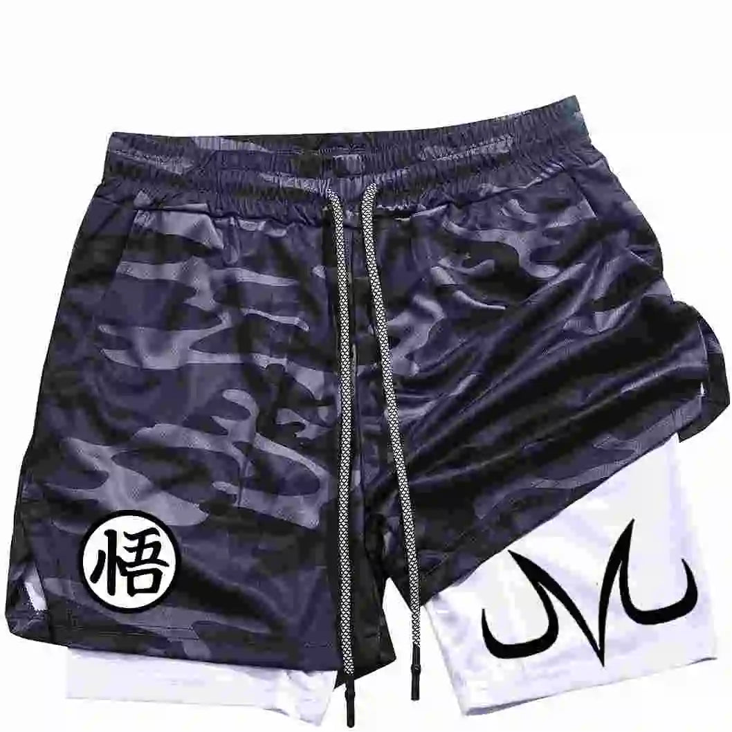Men's and women's anime gym pants comic print fitness running fashionable and casual high-quality