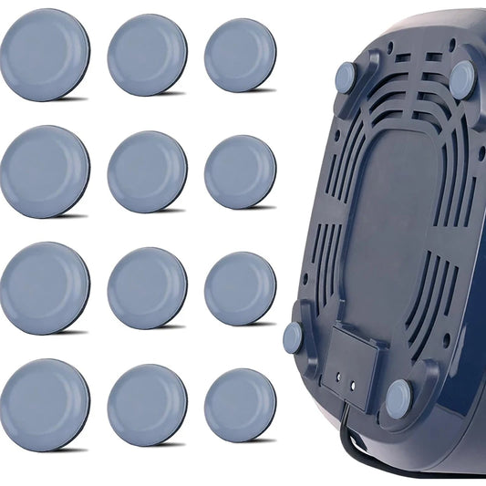 12-Pack Adhesive Appliance Slider Pads – PTFE Gliders for Coffee Makers, Air Fryers, Mixers & Furniture