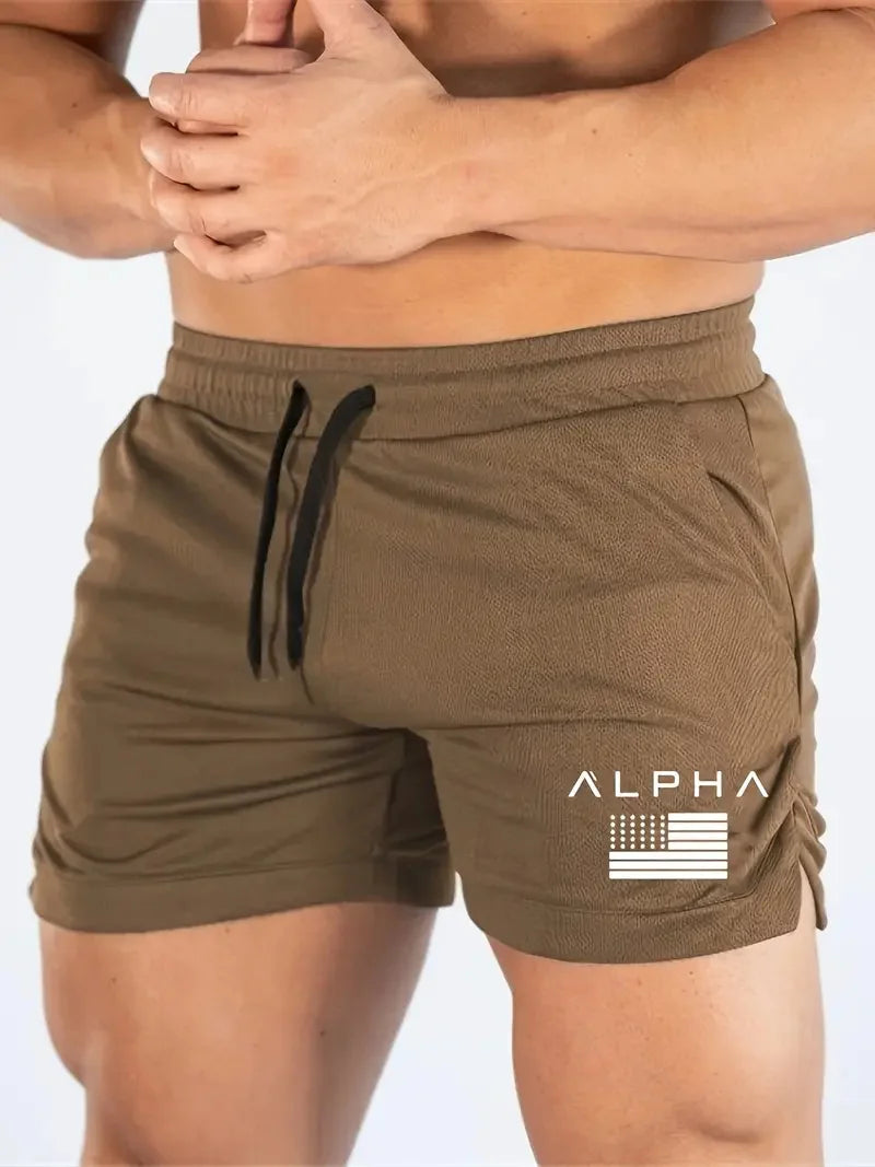 Men's summer fitness pants gym pants gym shorts running walking sportswear running shorts male sports jogging