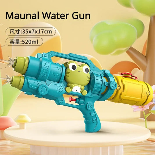 Dinosaurs, ducks, sharks, twin sprinklers, water gun toys, water fights, family gatherings, party games, water pools, beach toys