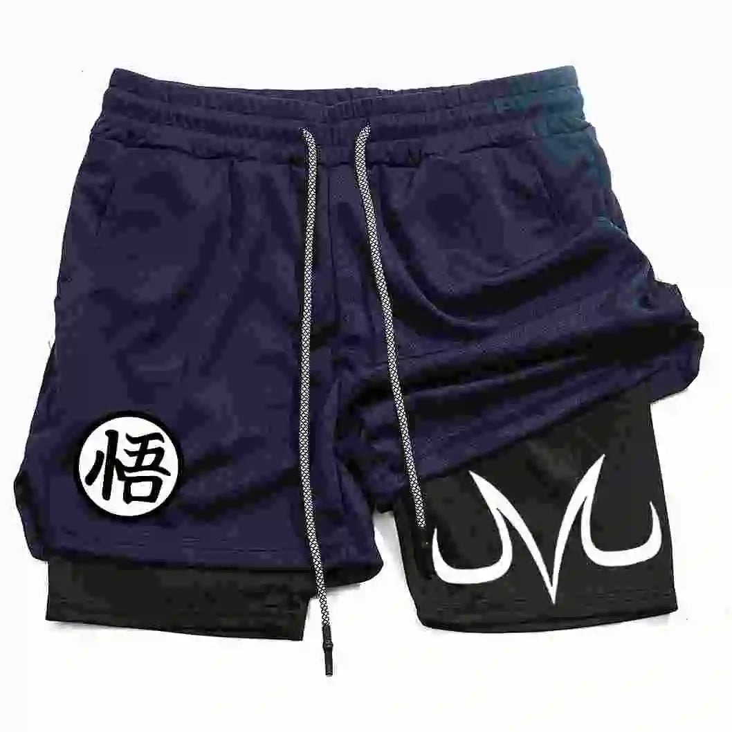 Men's and women's anime gym pants comic print fitness running fashionable and casual high-quality