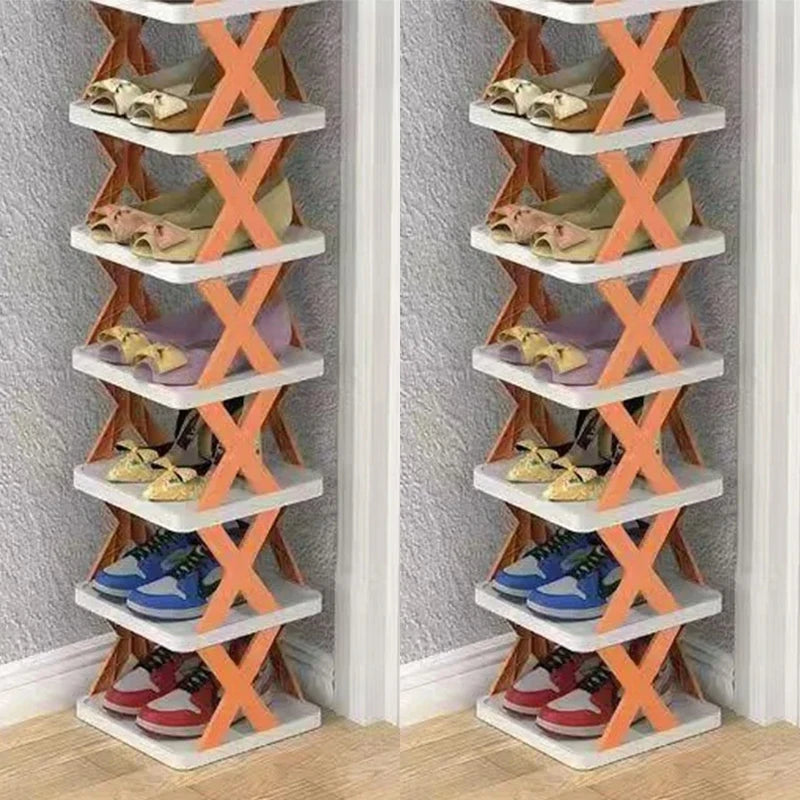 Multi-Layer Shoe Rack Organizer – Detachable, Foldable Shoe Storage Cabinet for Bedrooms & Dorms