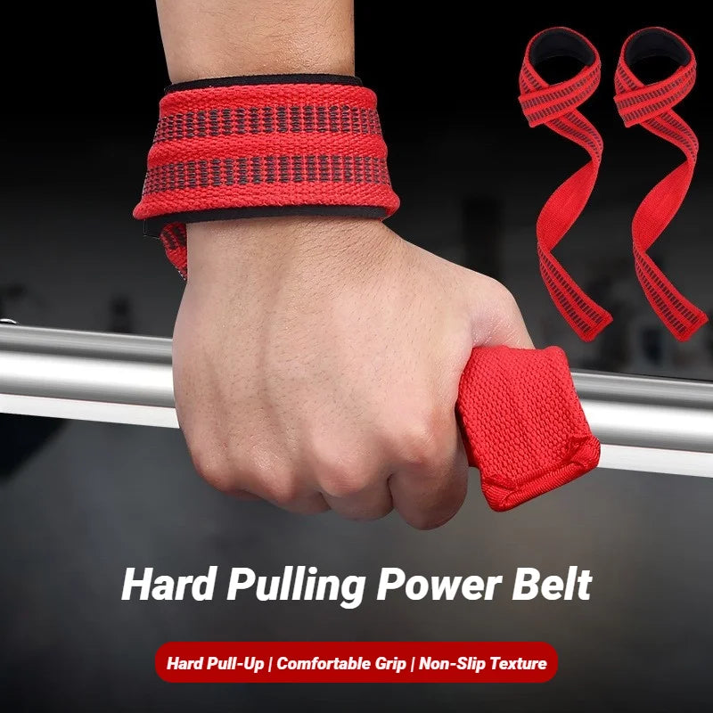 Non-Slip Weightlifting Wrist Straps – Adjustable Grip Support for Strength Training