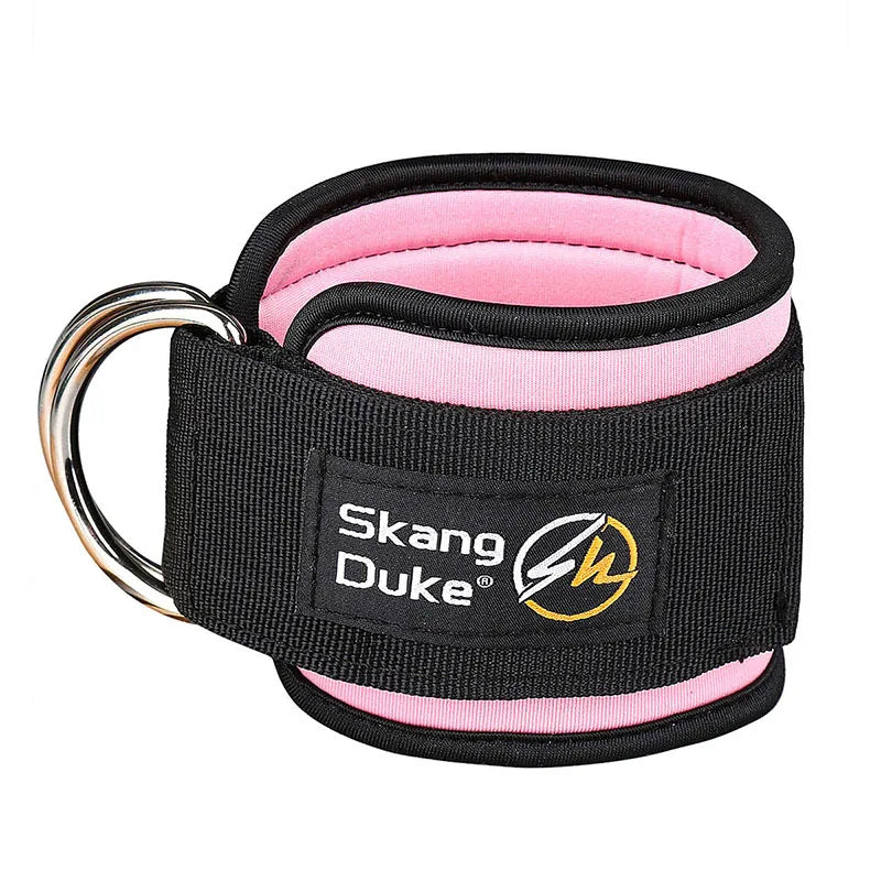 Adjustable D-Ring Ankle Strap – Cable Machine Cuff for Glute & Leg Training