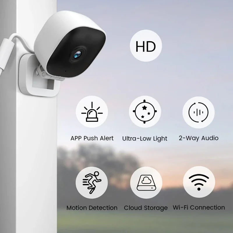 Wireless Mini WiFi Security Camera – HD Video Recorder with Remote Monitoring & Storage Options