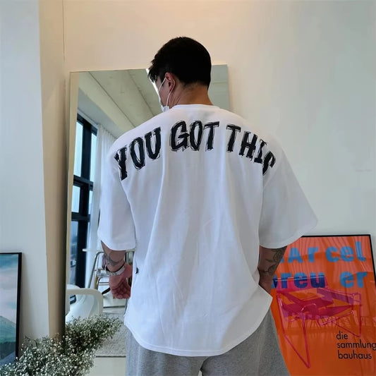 2025 Men Muscle Fit Longline T-Shirts Fashion Tee Short Sleeve Athletic Workout Gym Slim Fit T Shirts for Men New