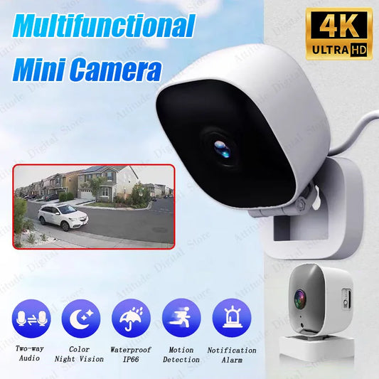 Wireless Mini WiFi Security Camera – HD Video Recorder with Remote Monitoring & Storage Options