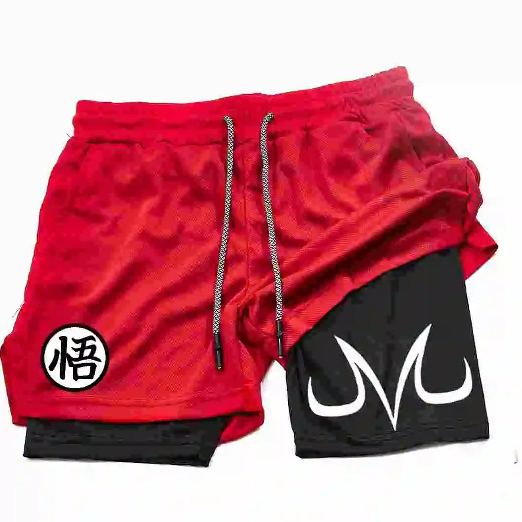 Men's and women's anime gym pants comic print fitness running fashionable and casual high-quality