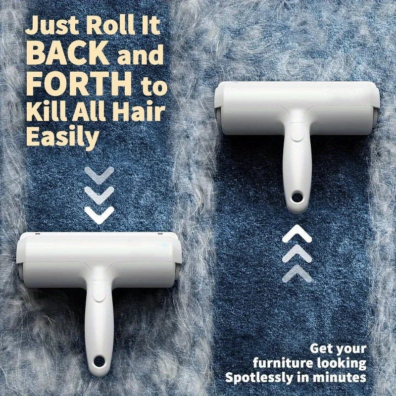 Pet Hair Remover Roller – Self-Cleaning Dog & Cat Fur Tool for Furniture & More