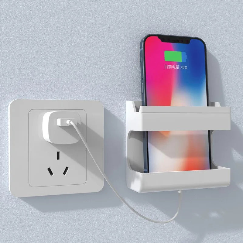 Wall-Mounted Organizer – Multi-Functional Storage for Remote Controls, Phones & Small Items