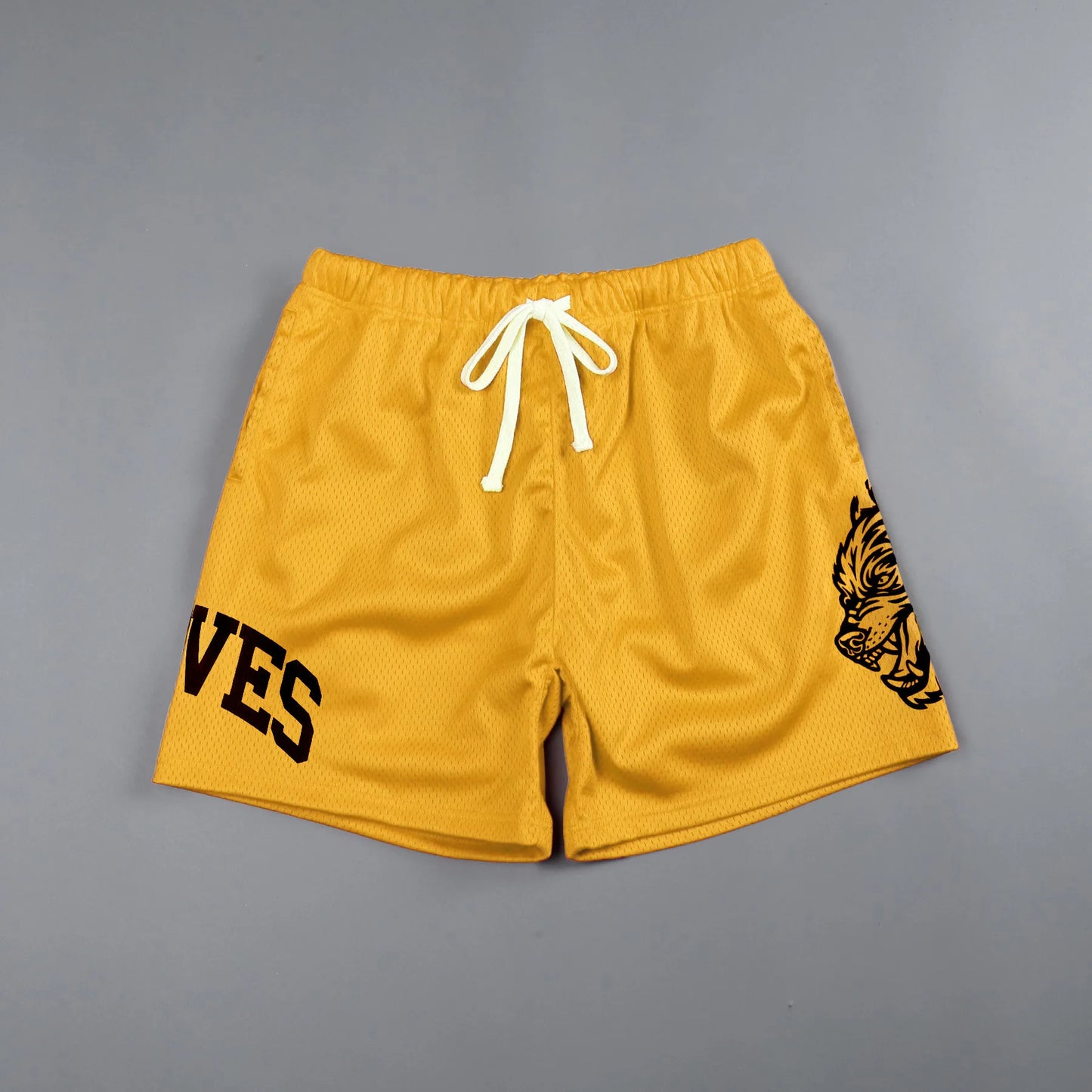 Men Fitness Bodybuilding Shorts Man Summer Gyms Workout Male Breathable Mesh Quick-drying Sportswear Jogger Beach Short Pants