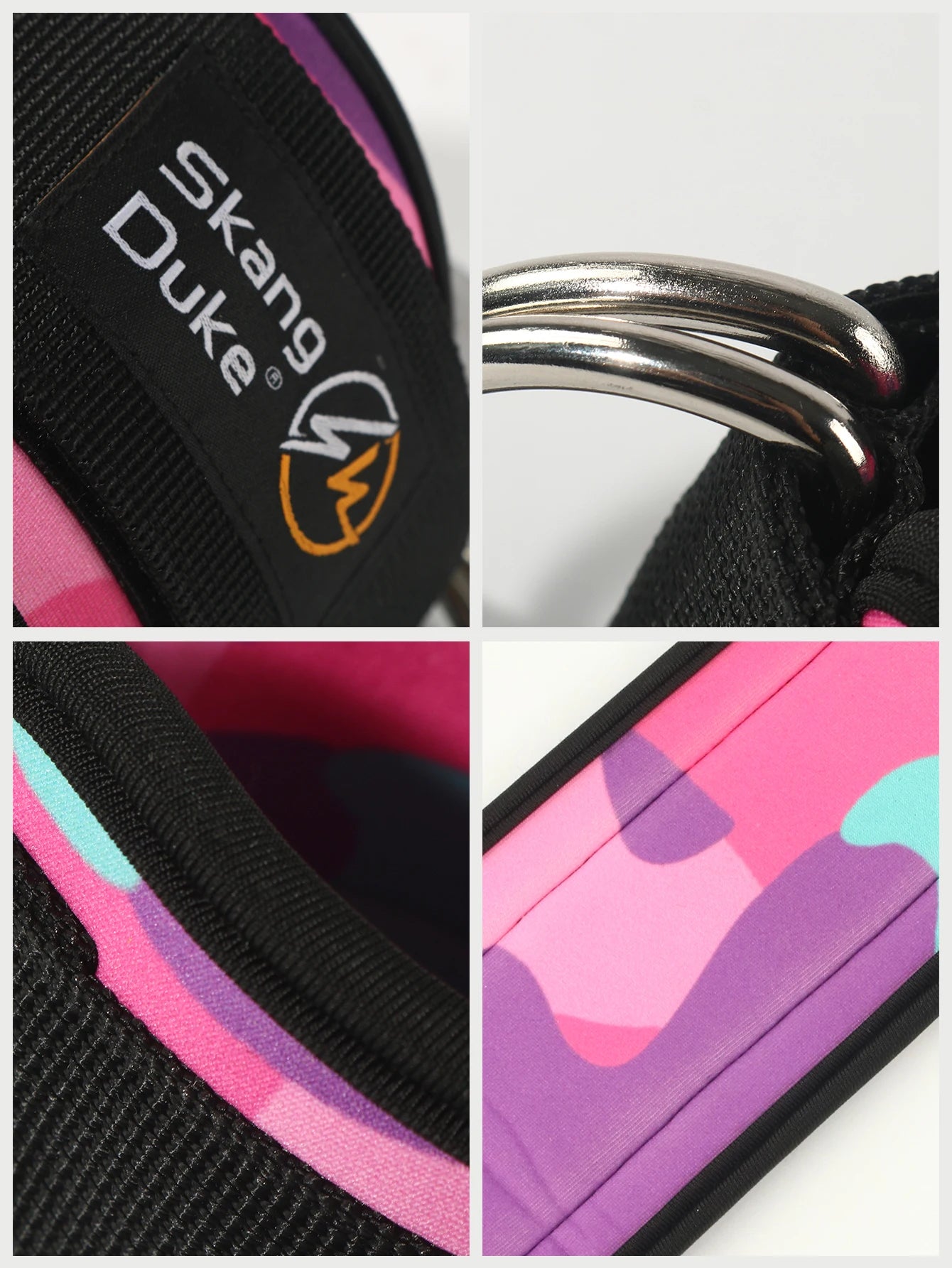 Adjustable D-Ring Ankle Strap – Cable Machine Cuff for Glute & Leg Training
