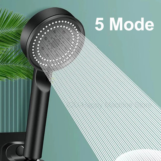 5-Mode High-Pressure Water-Saving Shower Head