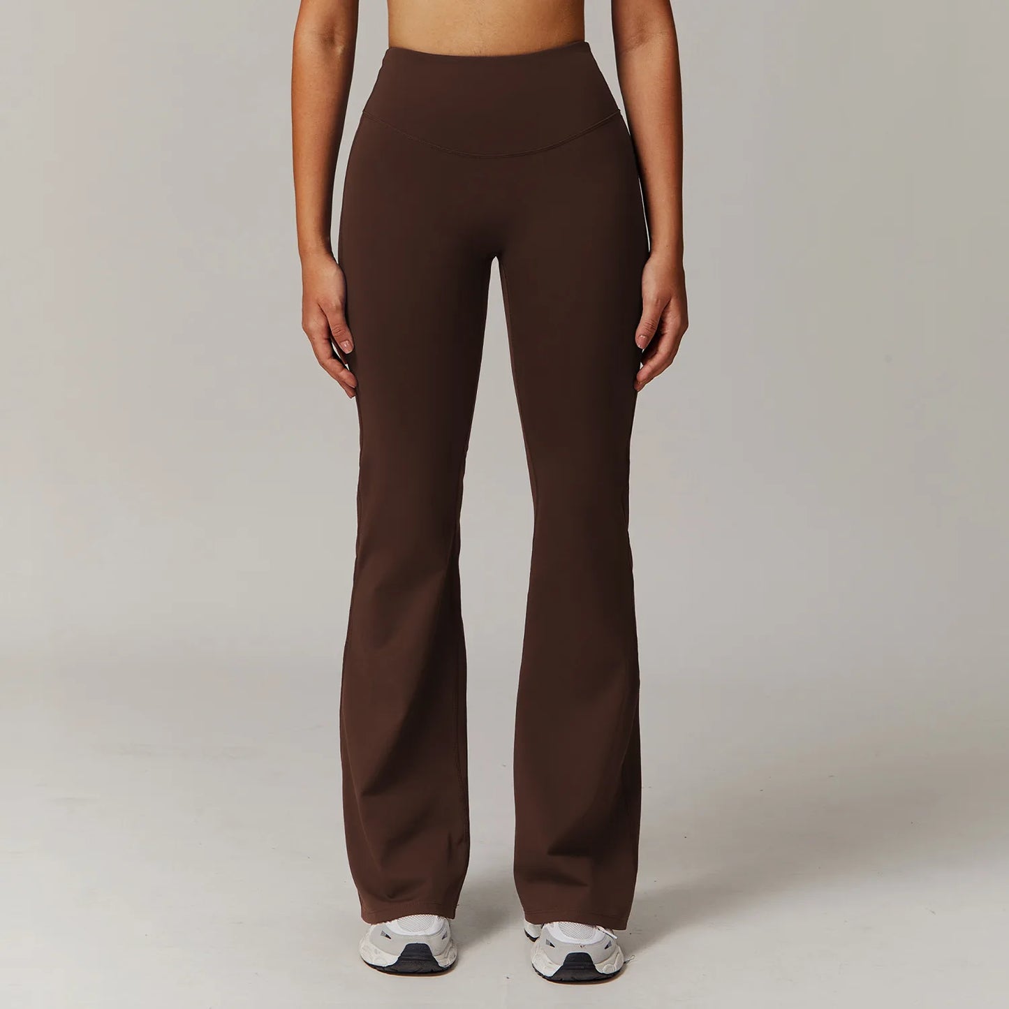 High Waist Wide Leg Pants Leggings Women Tights Fitness Bell-bottoms Yoga Elastic Leggings Push Up Gym Workout Flared Pants
