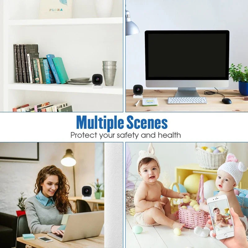 Wireless Mini WiFi Security Camera – HD Video Recorder with Remote Monitoring & Storage Options