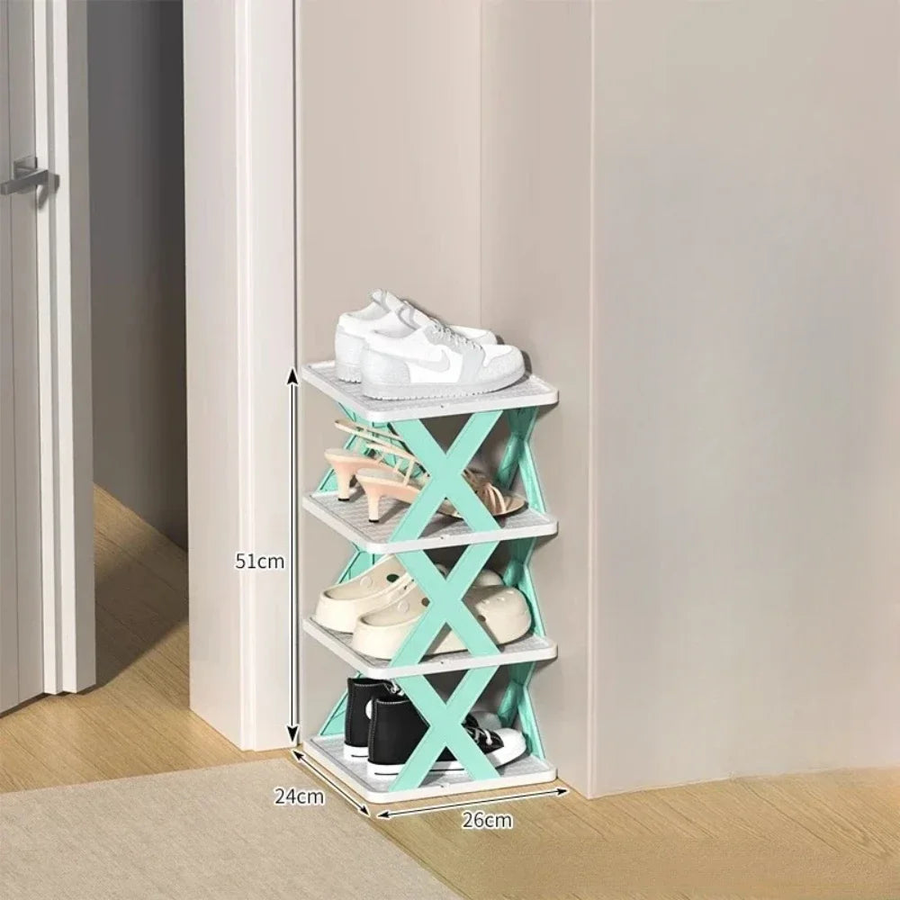 Multi-Layer Shoe Rack Organizer – Detachable, Foldable Shoe Storage Cabinet for Bedrooms & Dorms