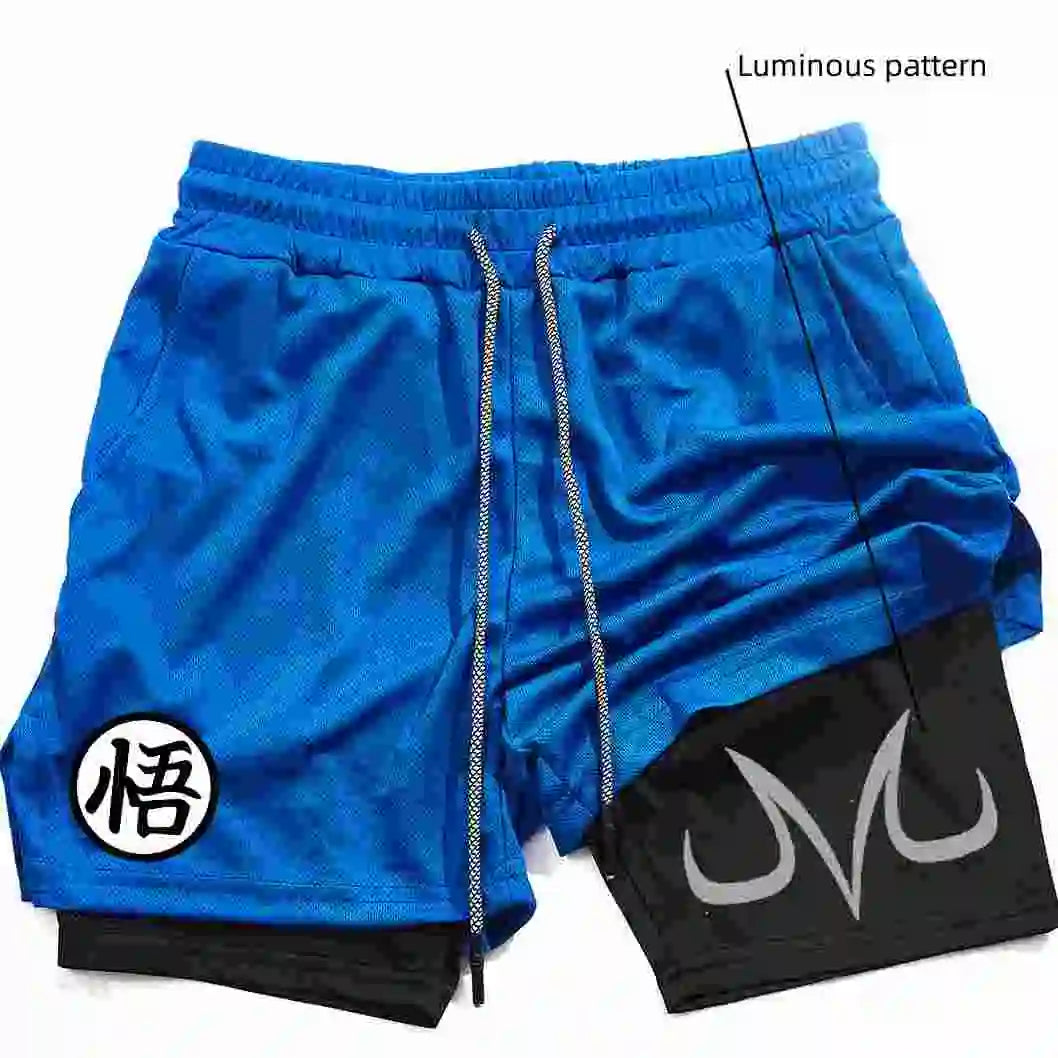 Men's and women's anime gym pants comic print fitness running fashionable and casual high-quality