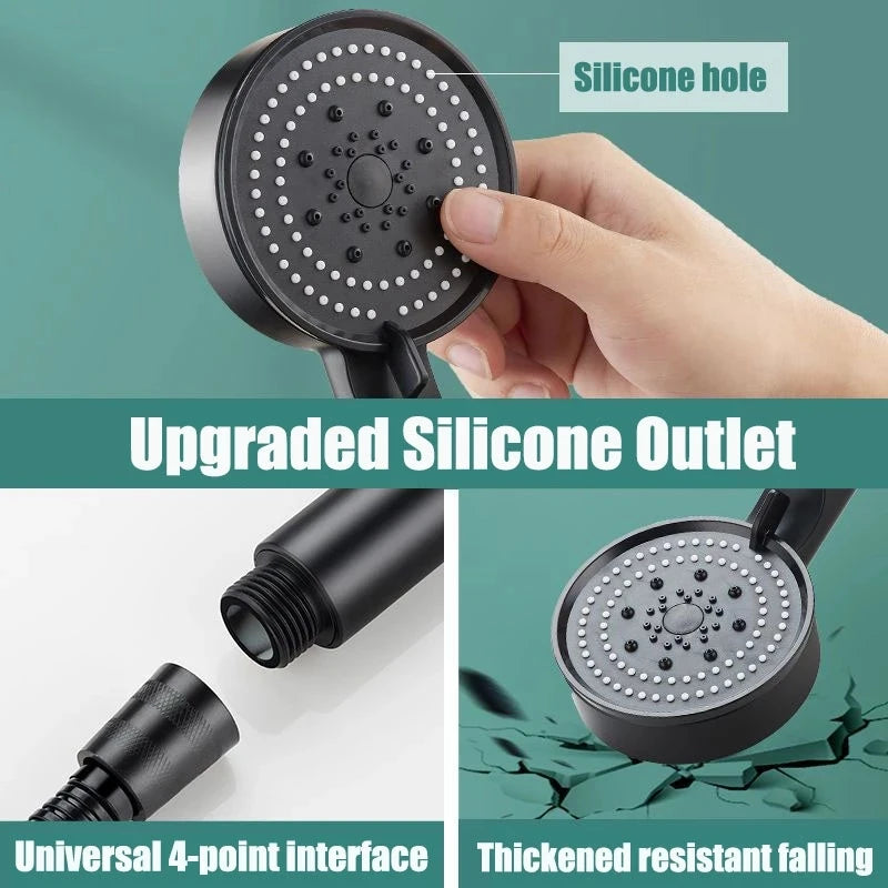 5-Mode High-Pressure Water-Saving Shower Head